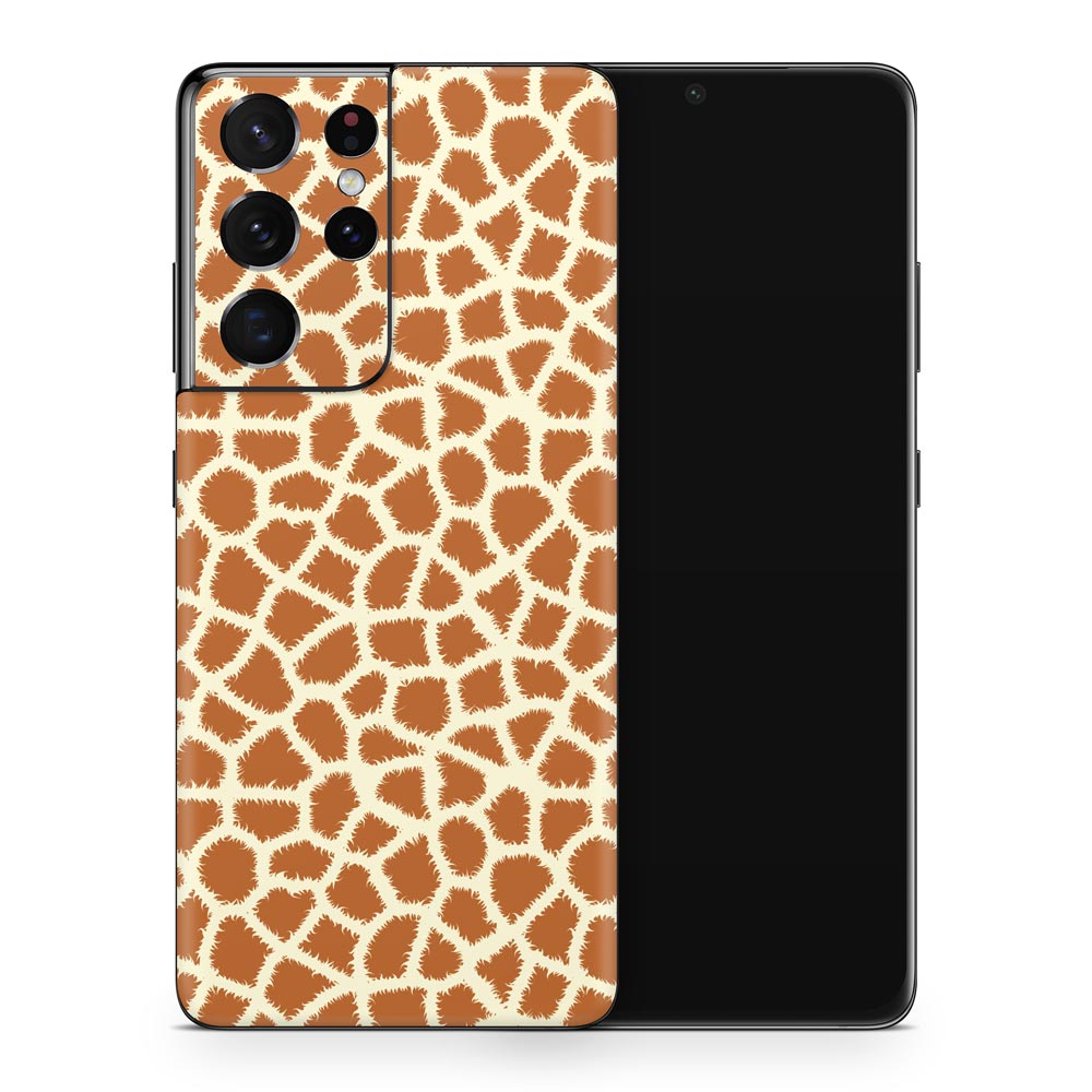 Giraffe Print Galaxy S21 Skin