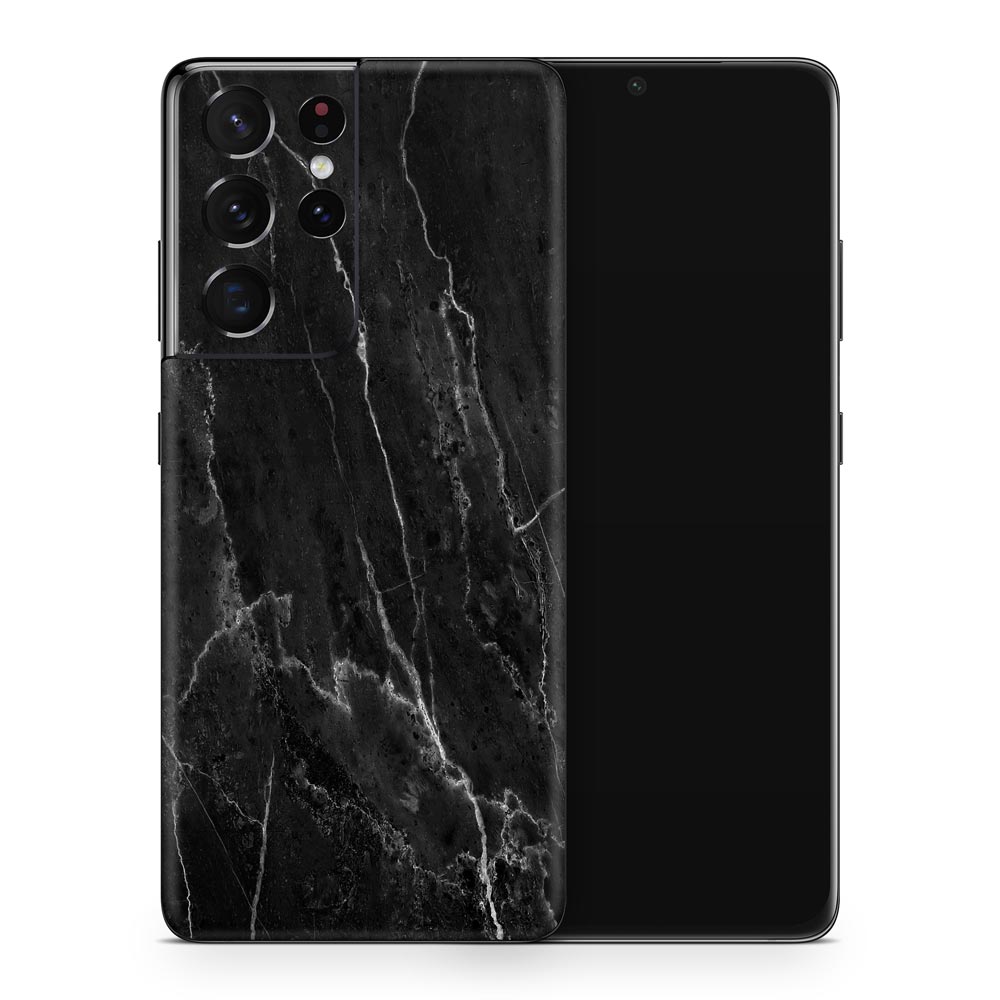 Black Marble II Galaxy S21 Skin