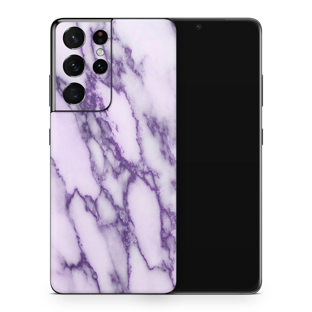 Purple Marble  Galaxy S21 Skin