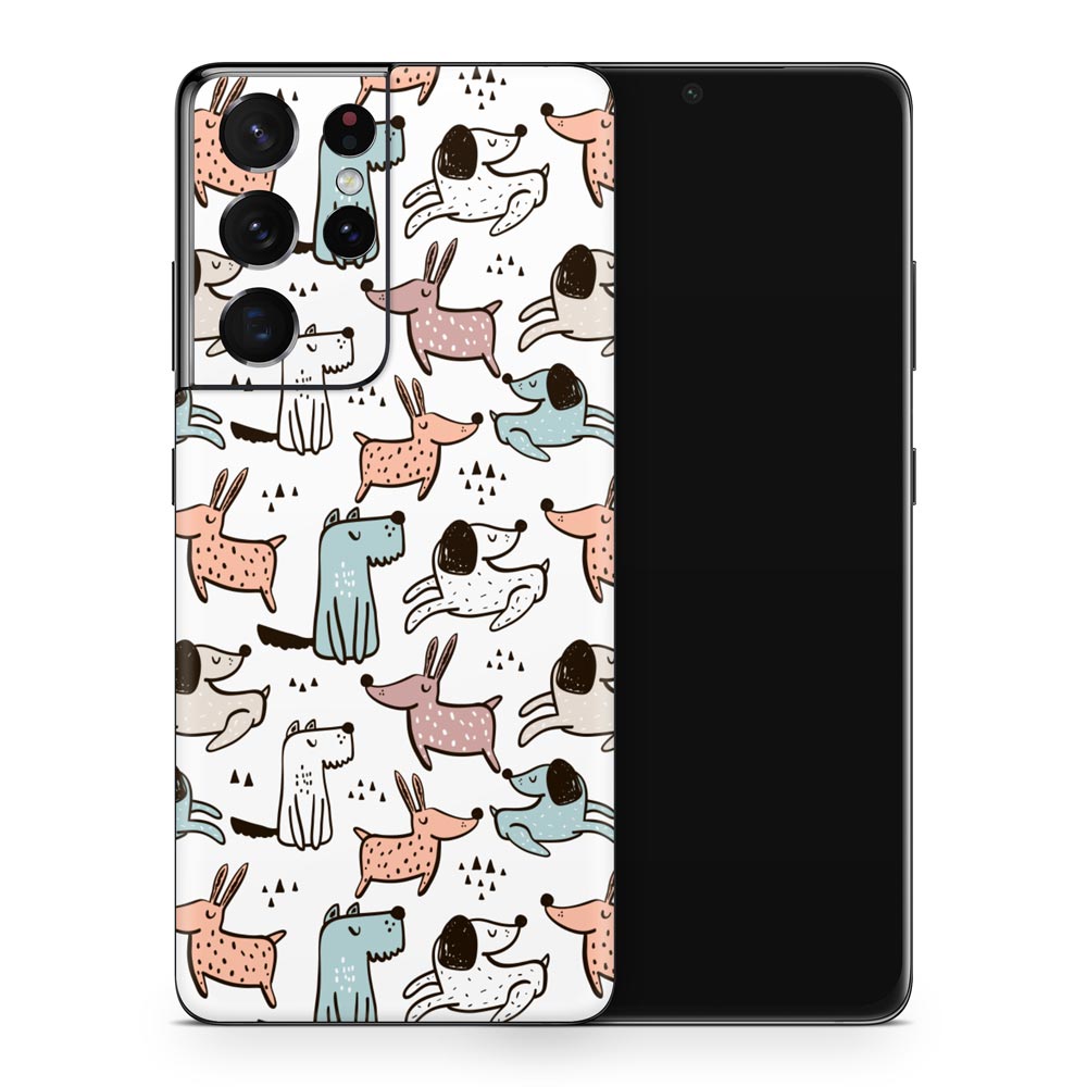 Puppies and Mutts Galaxy S21 Skin
