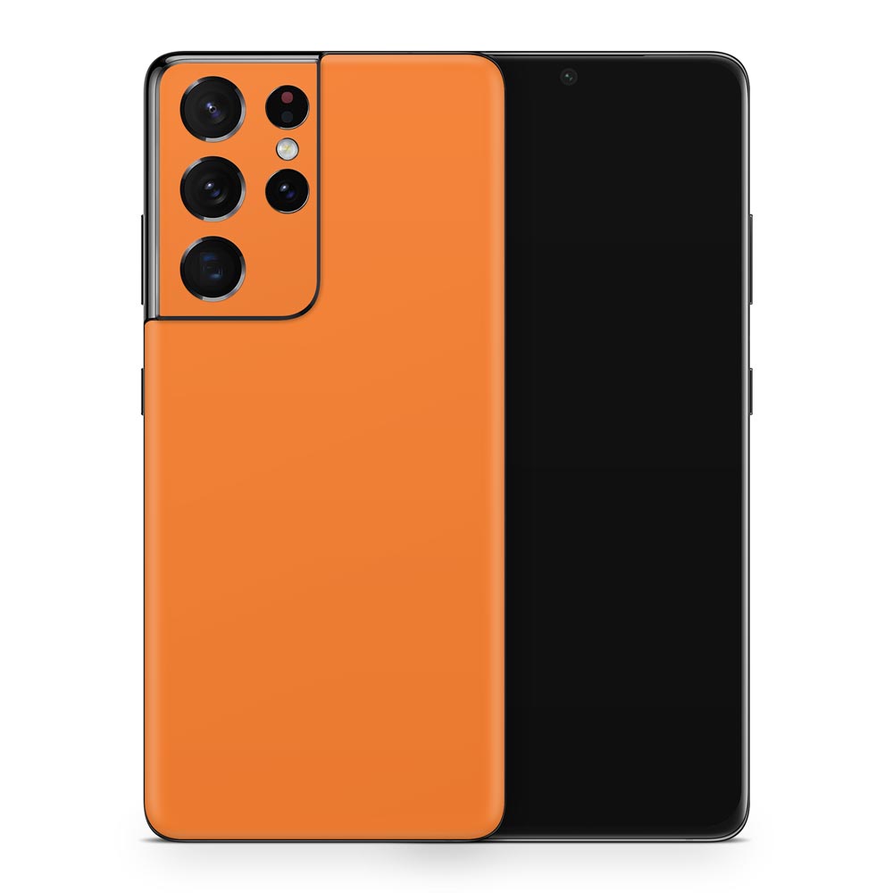 Orange Galaxy S21 Skin