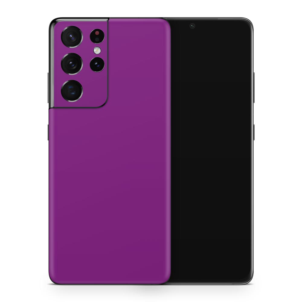 Purple Galaxy S21 Skin