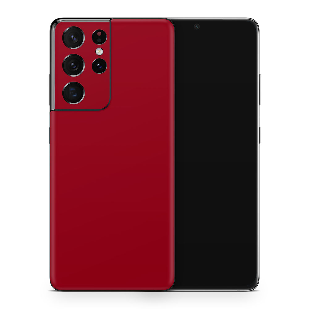 Red Galaxy S21 Skin