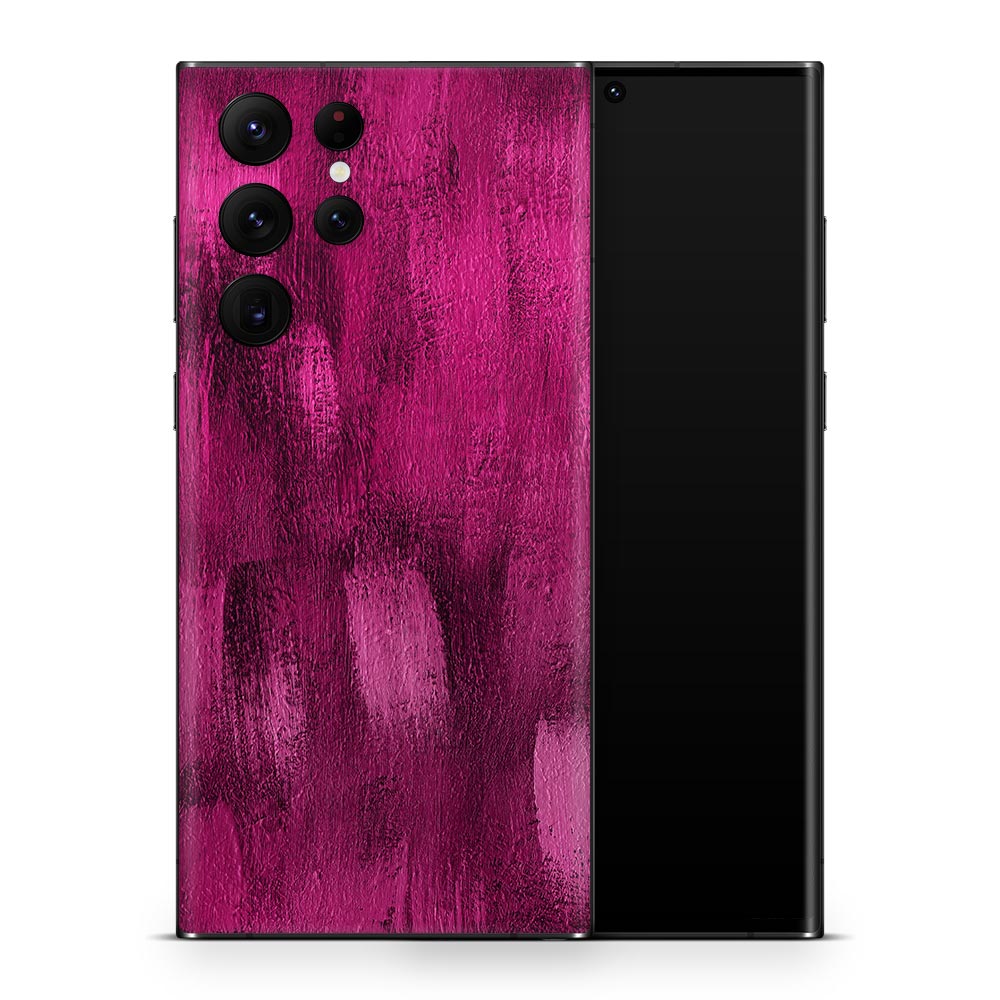 Brushed Pink Galaxy S22 Skin