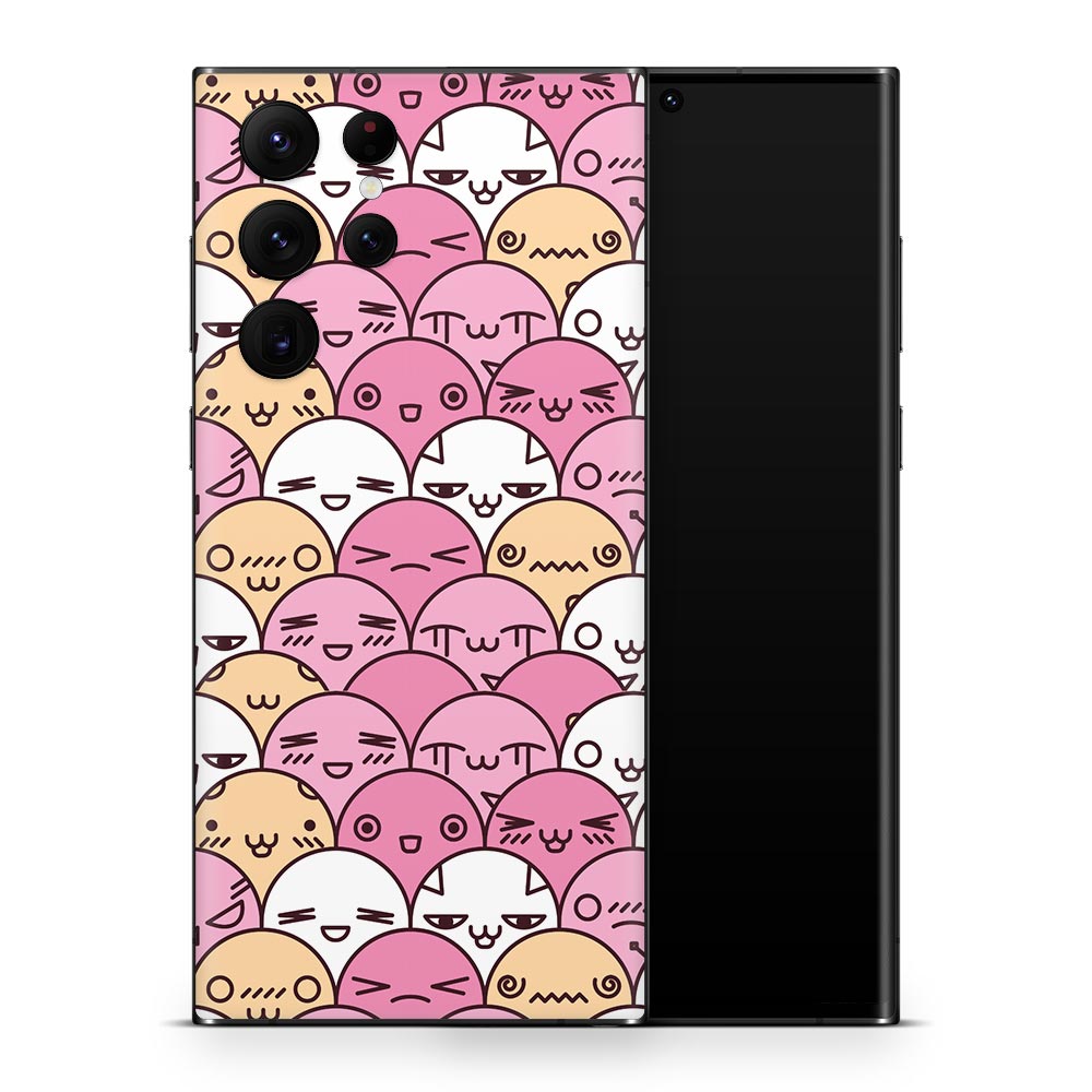 Kawaii Crowd Galaxy S22 Skin