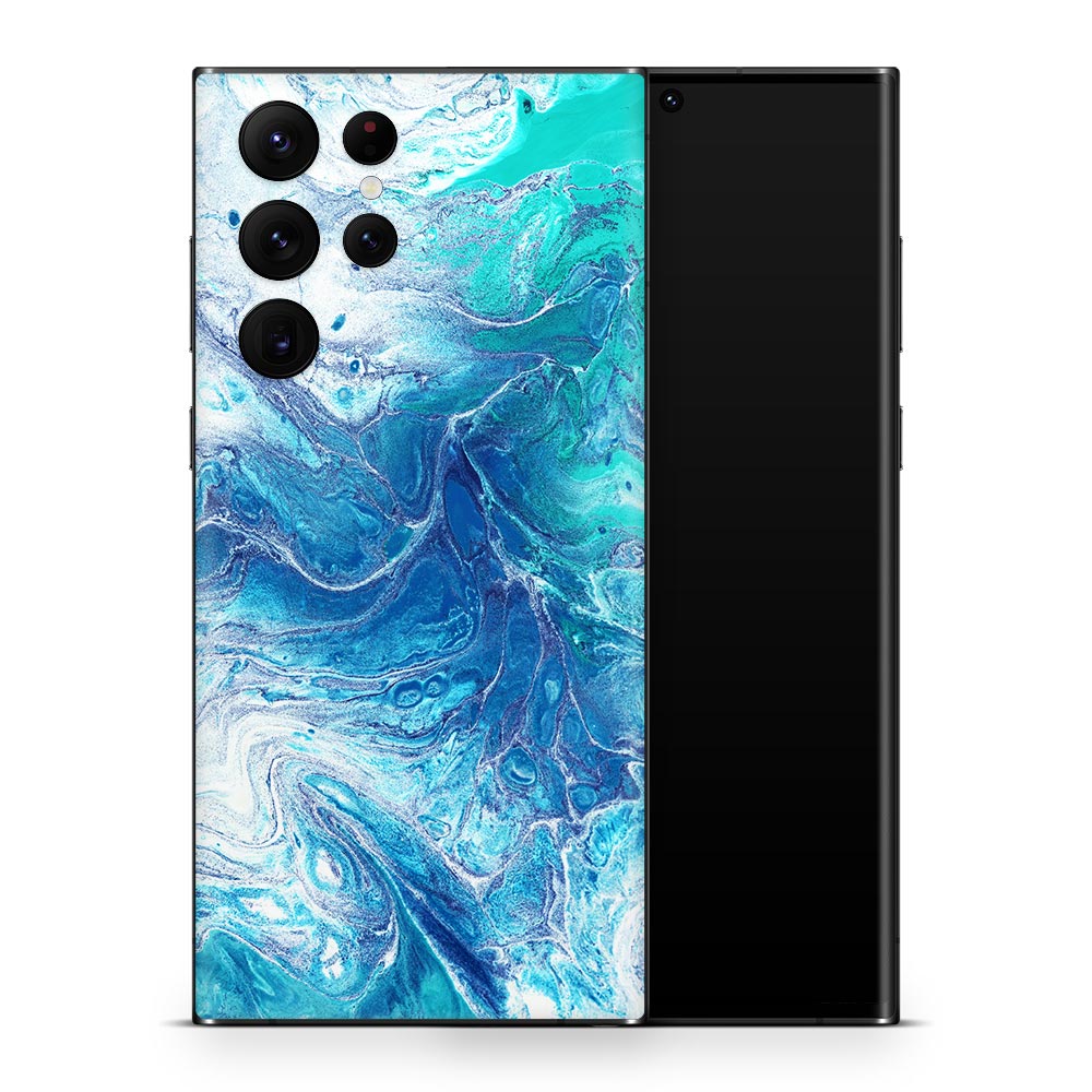 Liquid Colour Ocean Galaxy S22 Skin