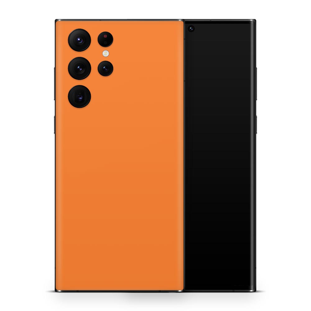 Orange Galaxy S22 Skin