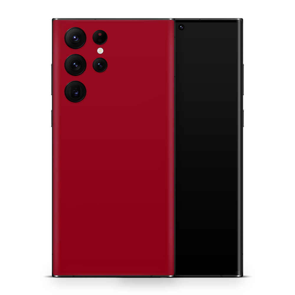 Red Galaxy S22 Skin