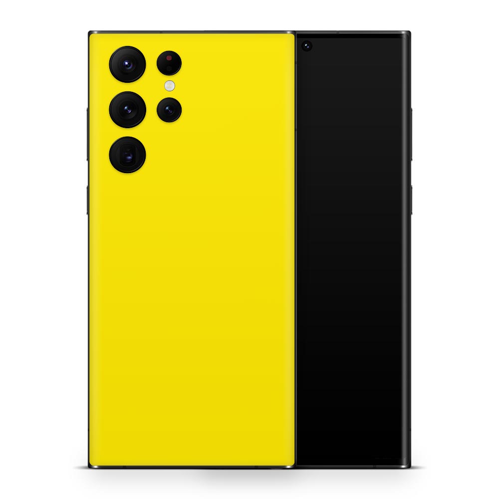 Yellow Galaxy S22 Skin