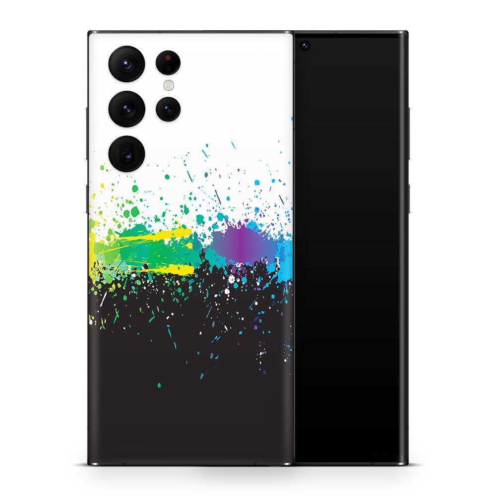 Rainbow Splash Galaxy S22 Skin