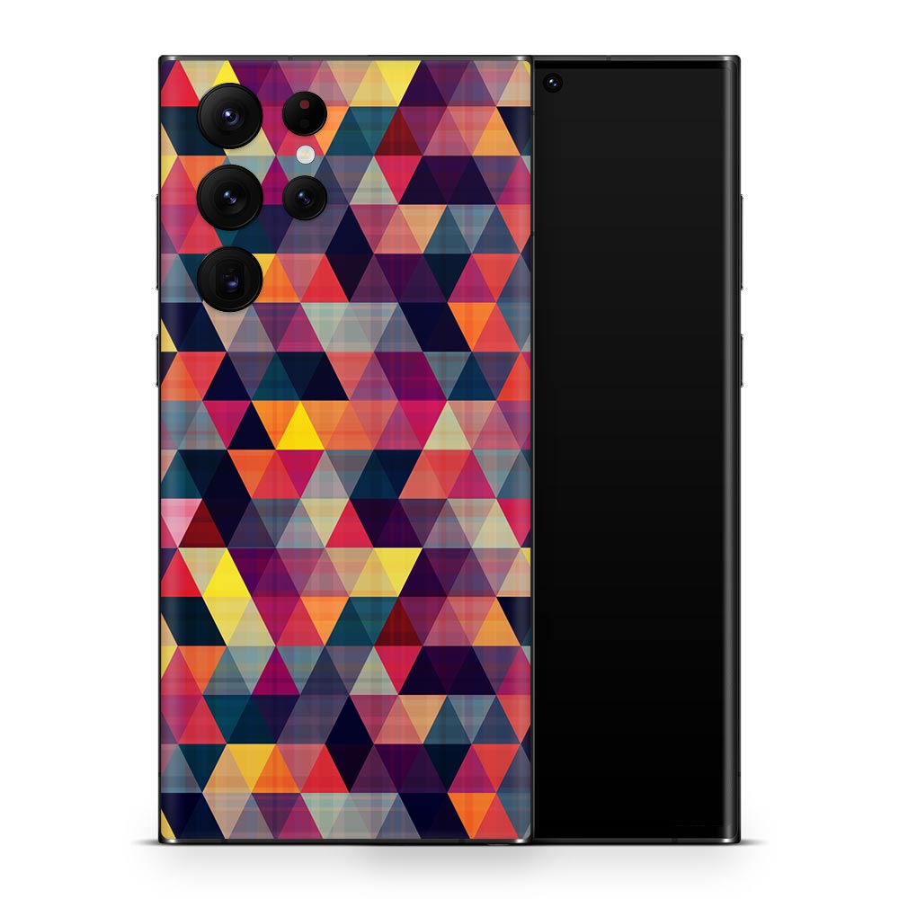 Vintage Geometric Galaxy S22 Skin