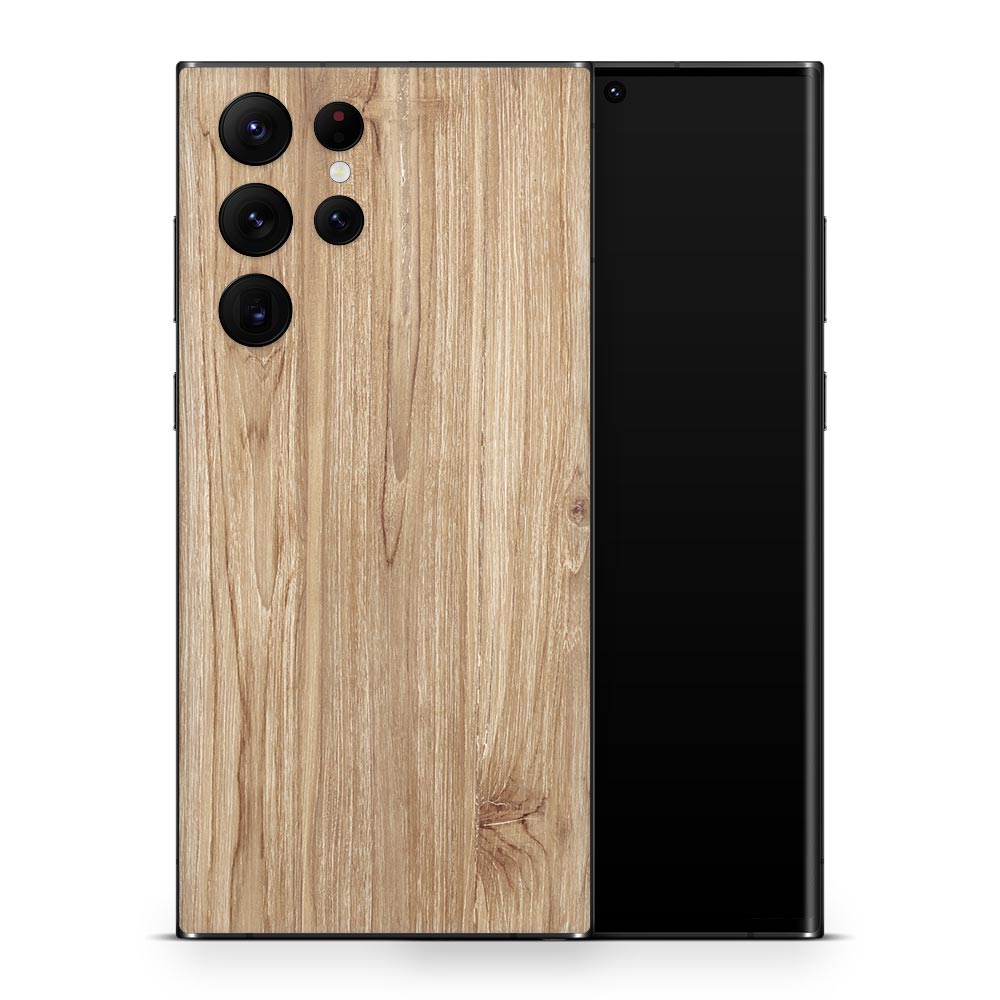 Beech Wood Galaxy S22 Skin