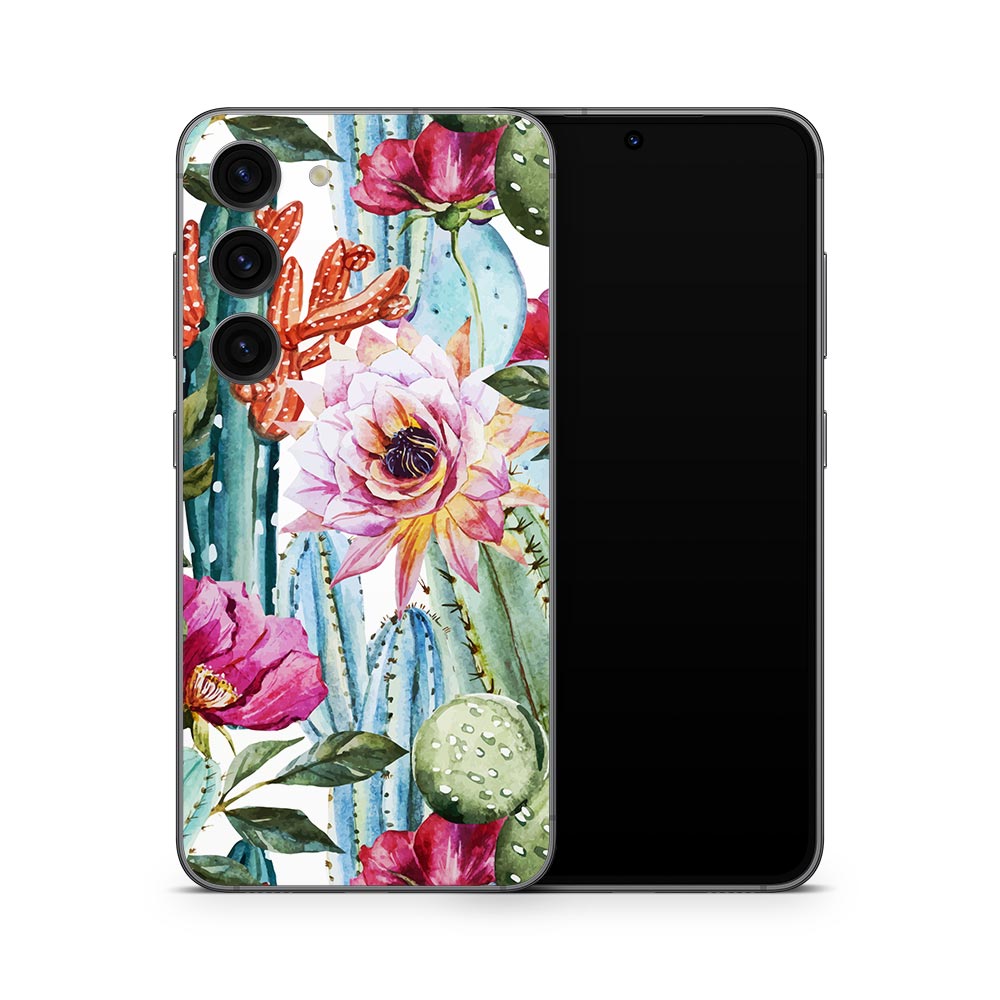 Cactus Flower Galaxy A Series Skin