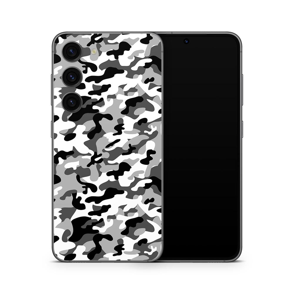Snow Camo Galaxy S23 Skin
