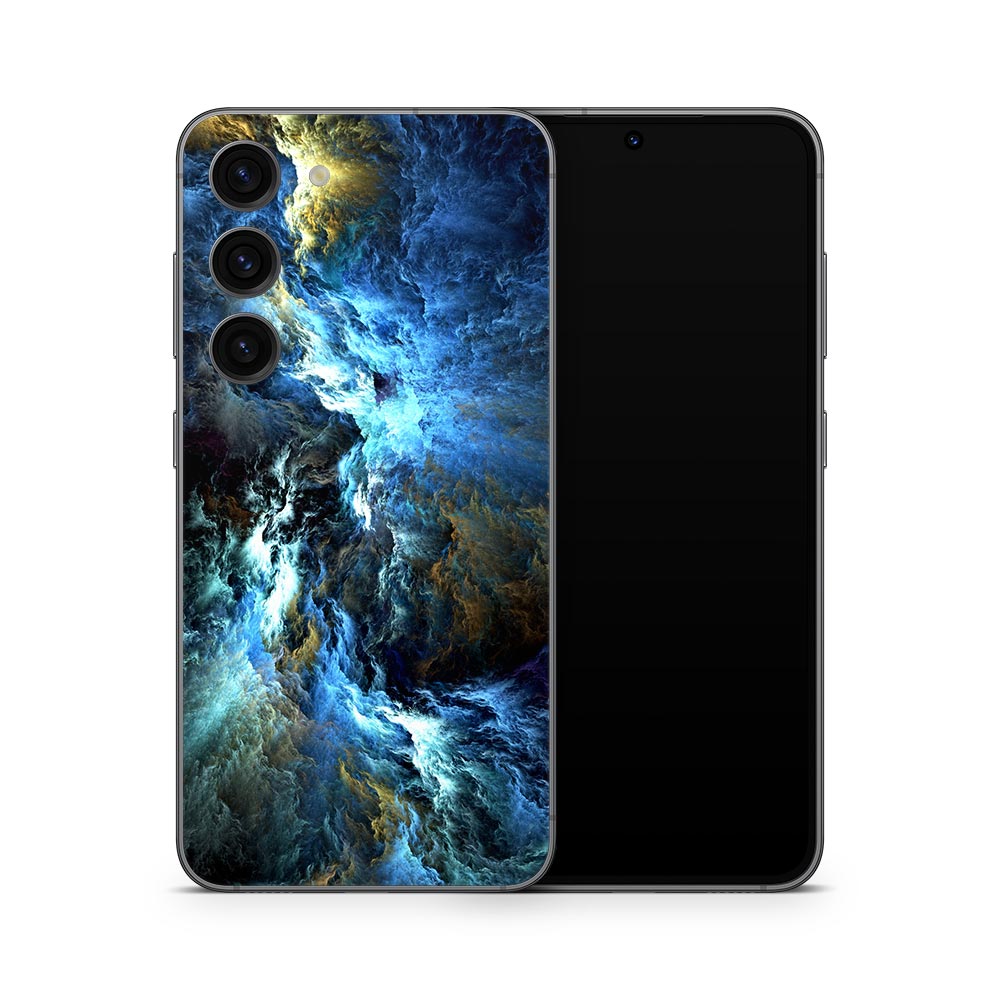 Fractal Storm Galaxy A Series Skin
