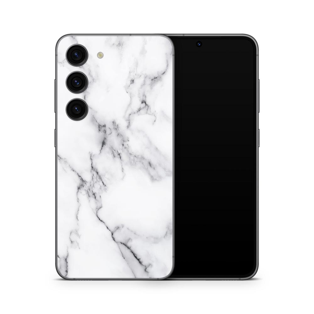 White Marble III Galaxy A Series Skin