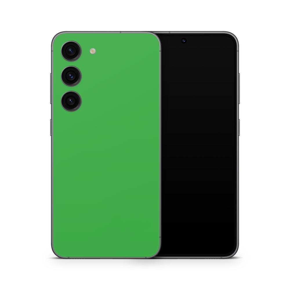 Green Galaxy A Series Skin