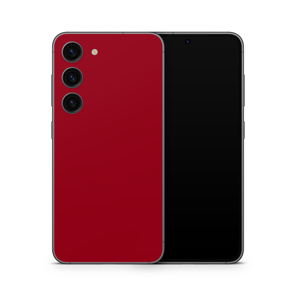 Red Galaxy A Series Skin