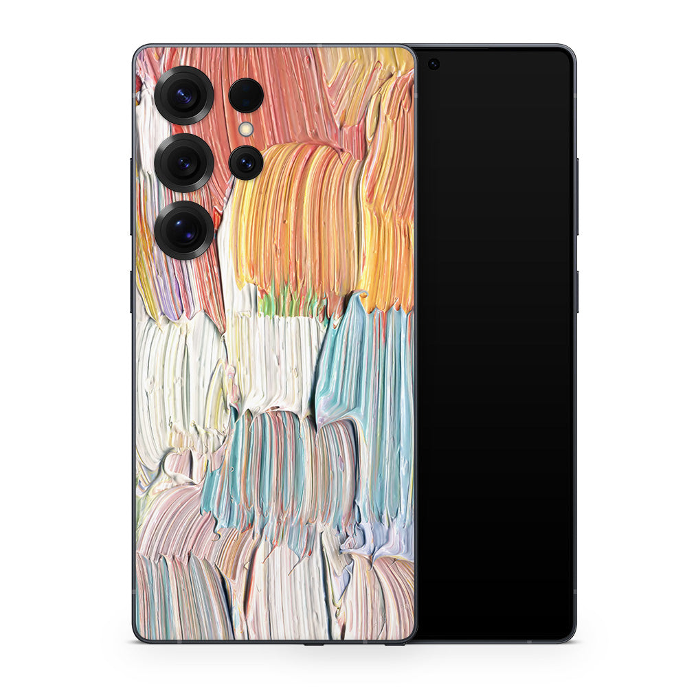 Autumn Brushstroke Galaxy S25 Skin