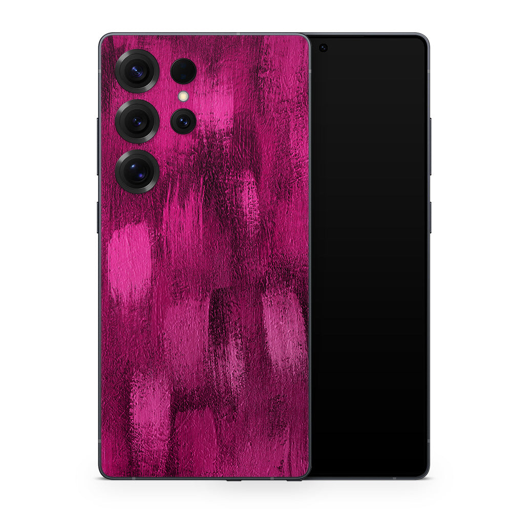 Brushed Pink Galaxy S25 Skin