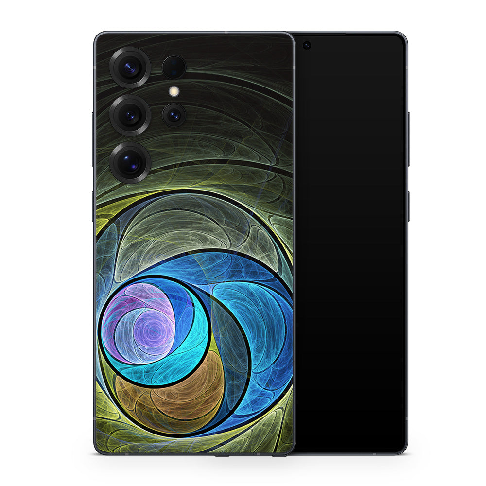 Spring Fractal Galaxy S25 Skin