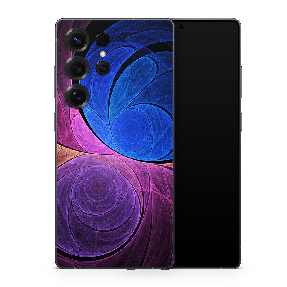 Winter Fractal Galaxy S25 Skin
