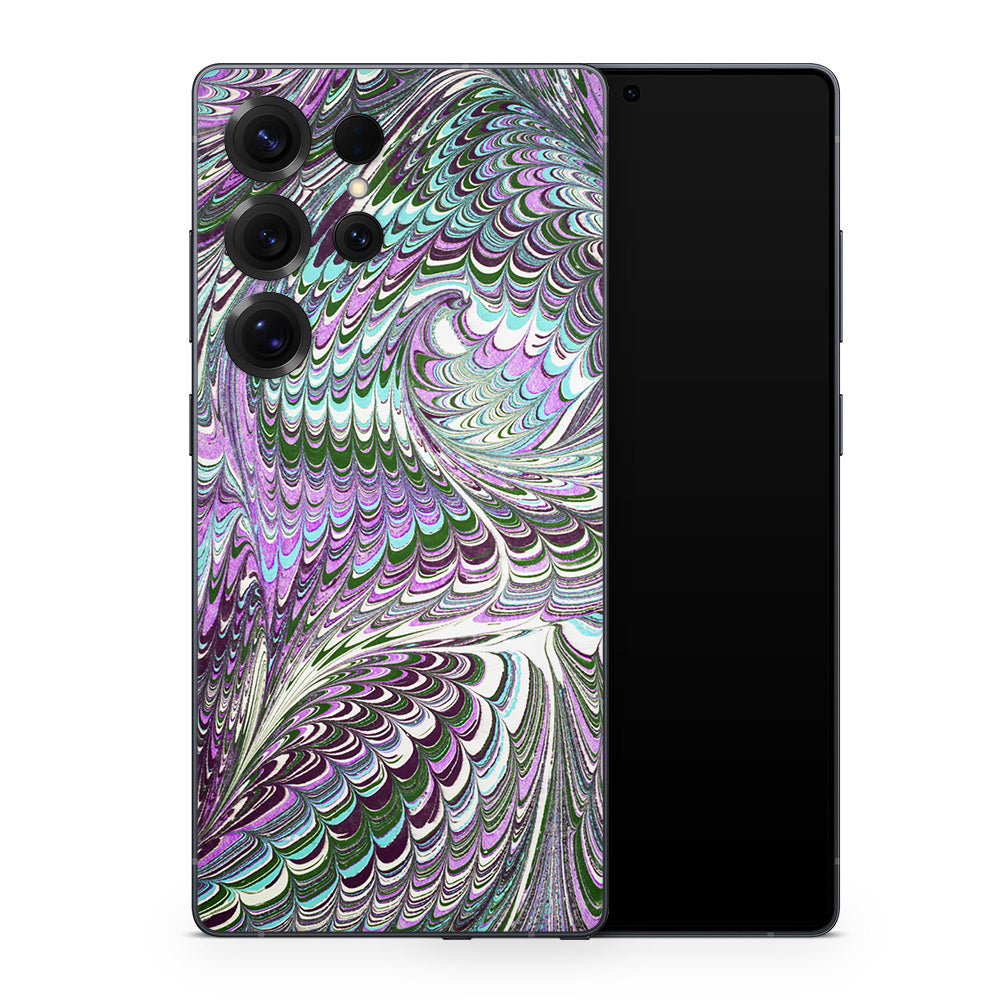 Ebru Marble Galaxy S25 Skin