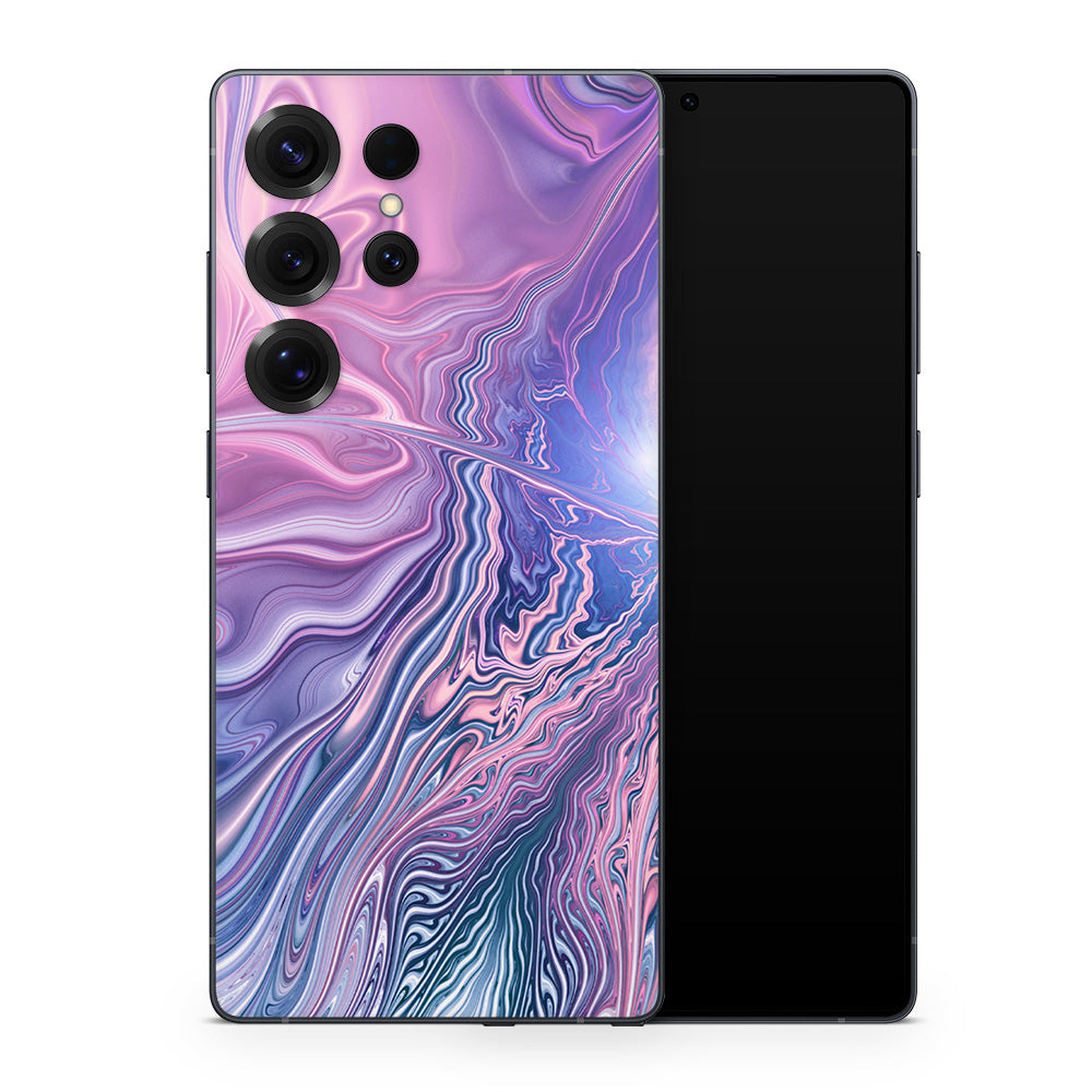 Fractal Marble Galaxy S25 Skin