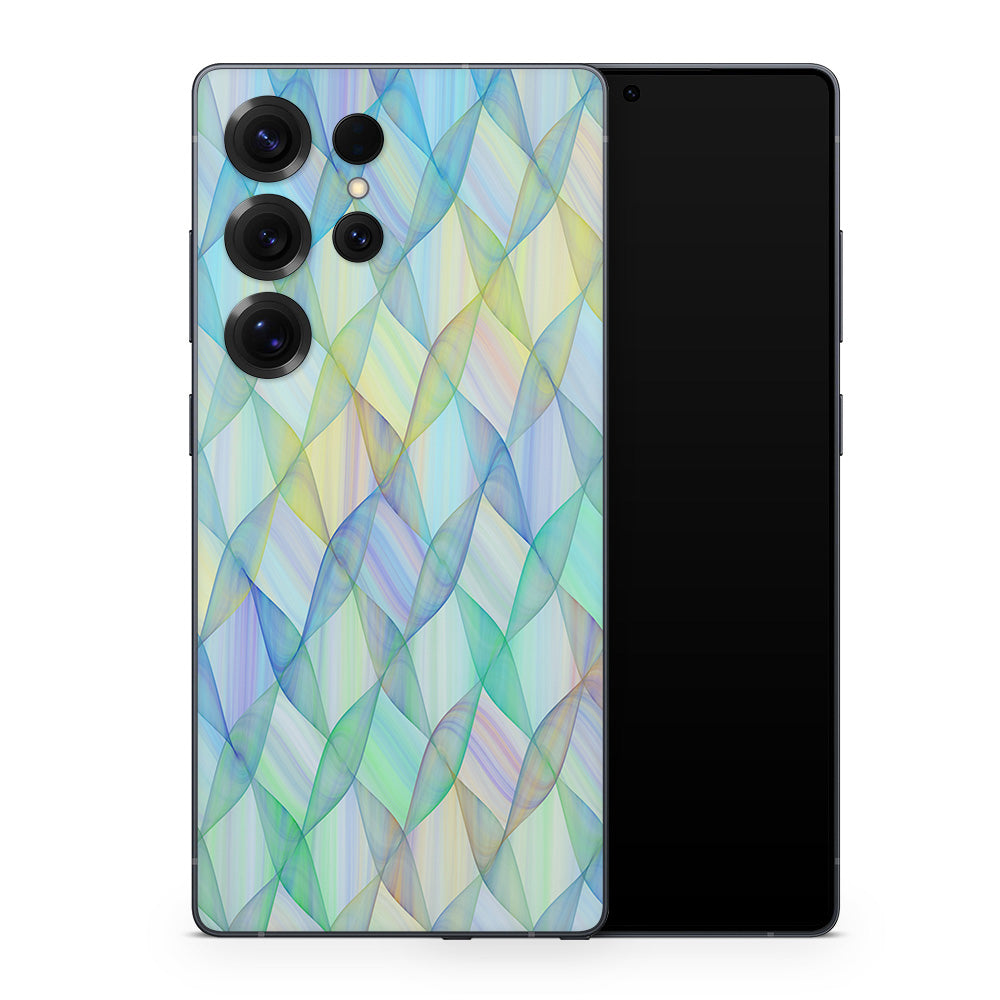 Pastel Geo Galaxy S25 Skin