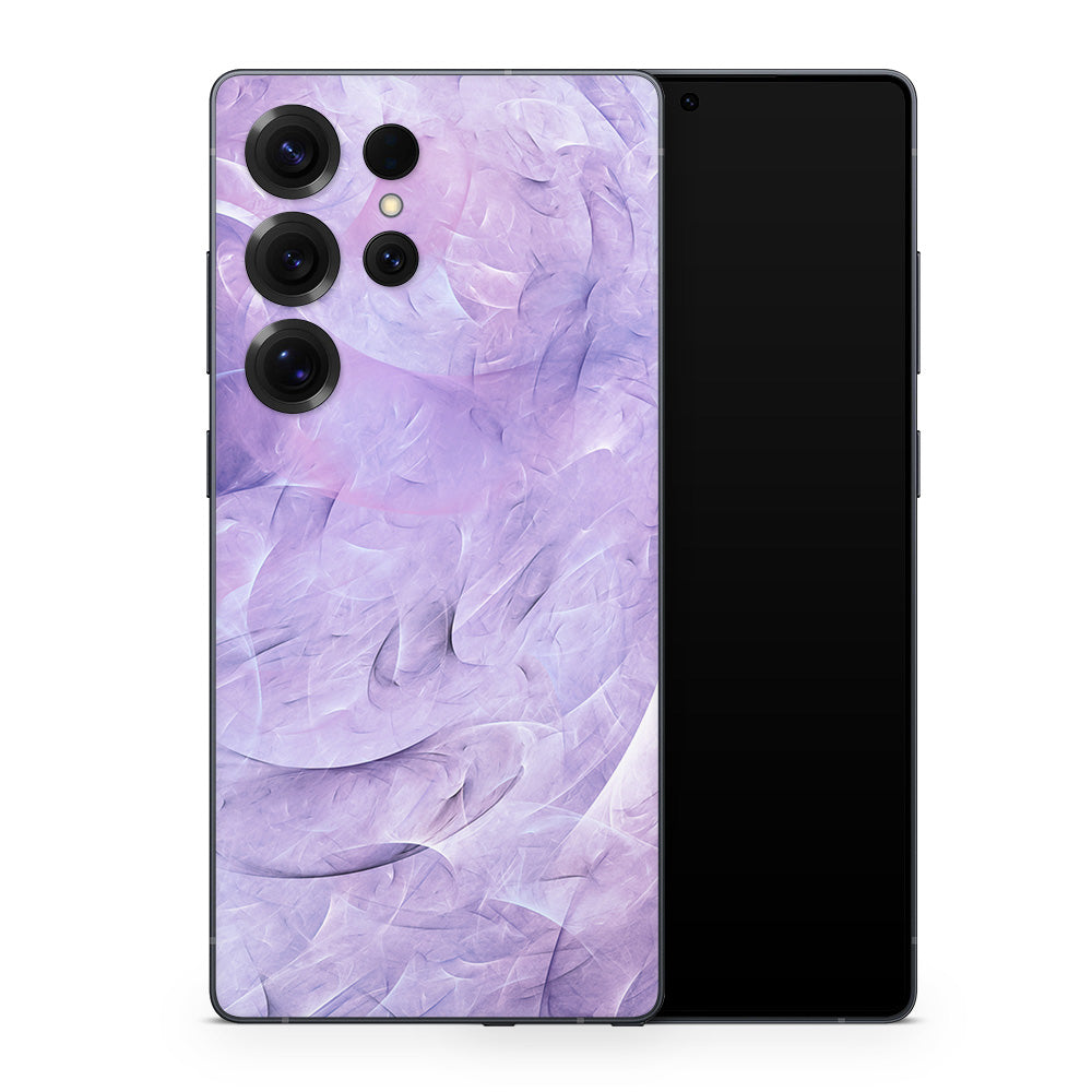 Periwinkle Fractal Galaxy S25 Skin