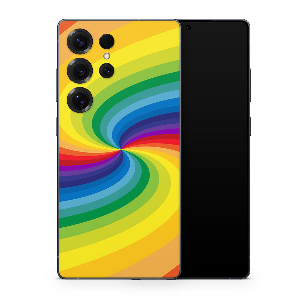 Rainbow Trance Galaxy S25 Skin