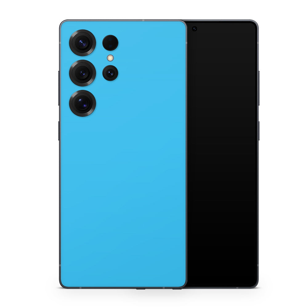 Baby Blue Galaxy S25 Skin