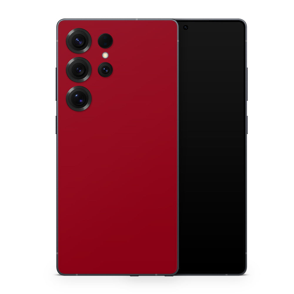 Red Galaxy S25 Skin