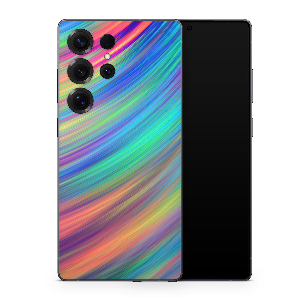Rainbow Shimmer Galaxy S25 Skin