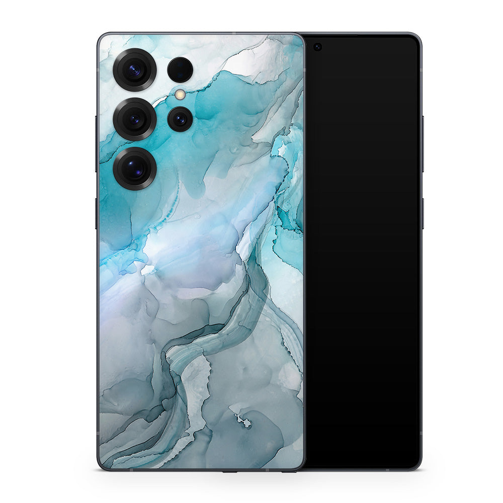 Cloudy Watercolour Galaxy S25 Skin