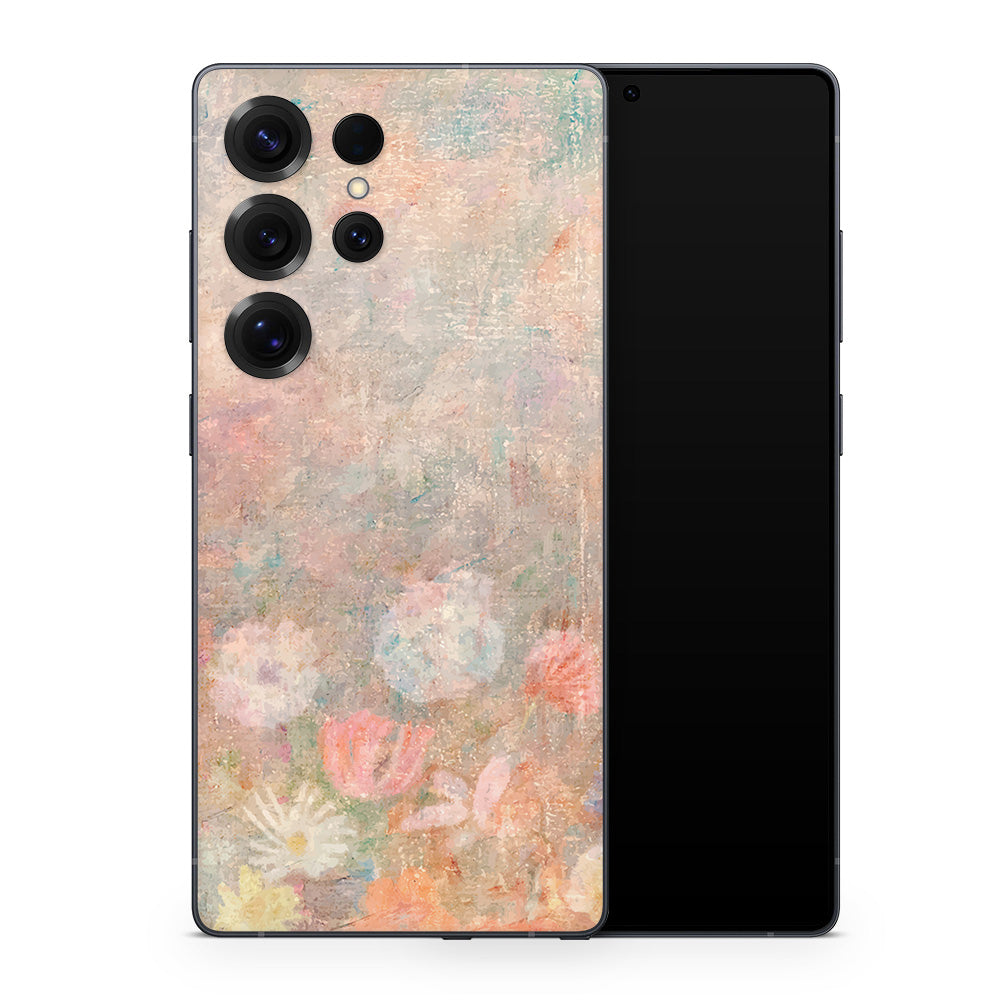 Floral Watercolour Haze Galaxy S25 Skin