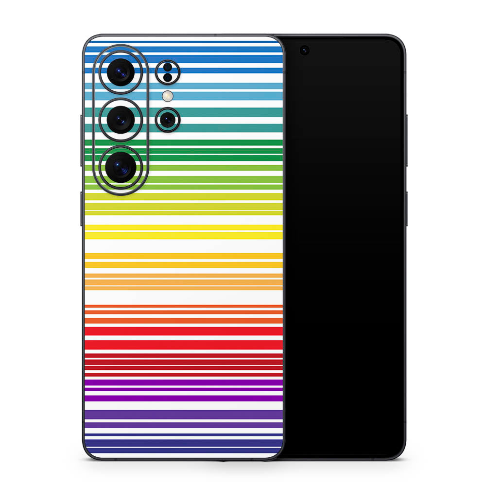 Rainbow Barcode Galaxy S26 Skin
