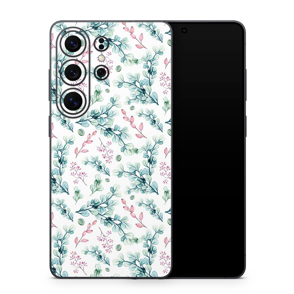 Berry Leaf Galaxy S26 Skin