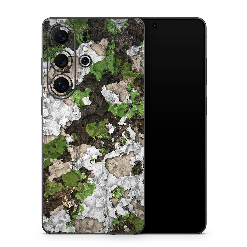 Grunge Camo Galaxy S26 Skin