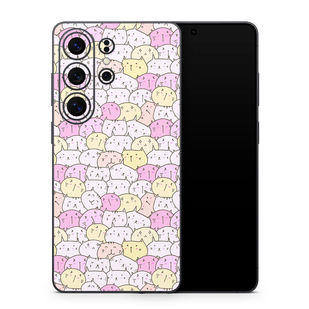 Cat Crowd Galaxy S26 Skin