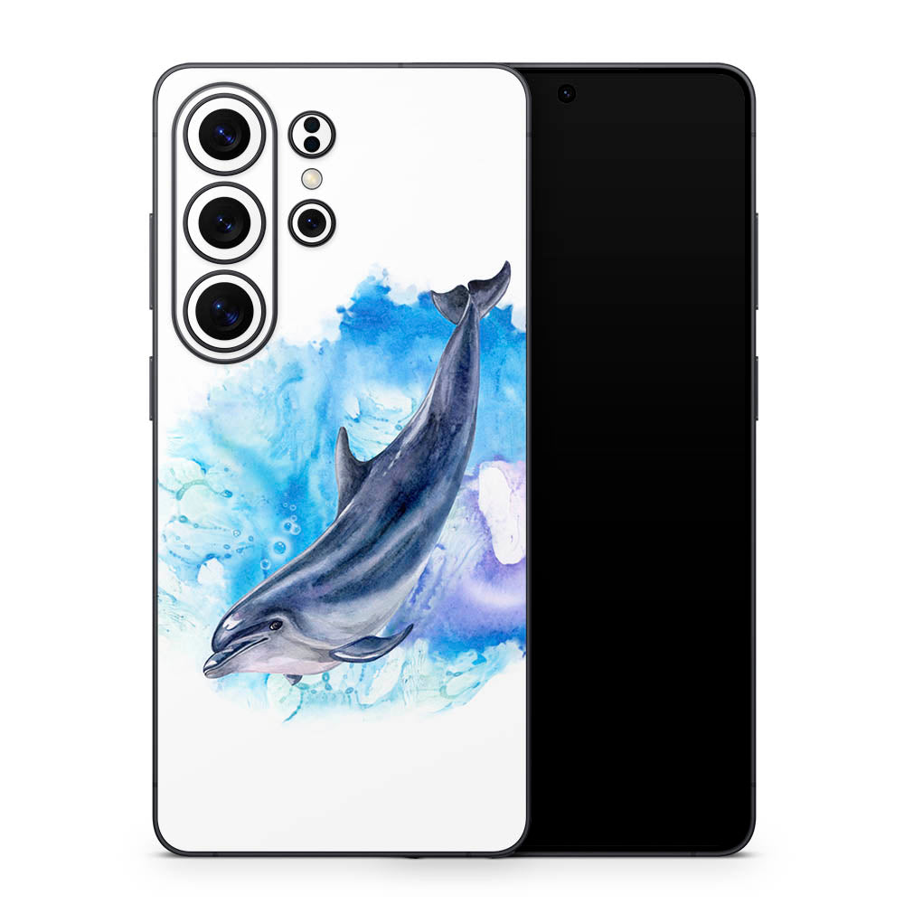 Dolphin Splash Galaxy S26 Skin