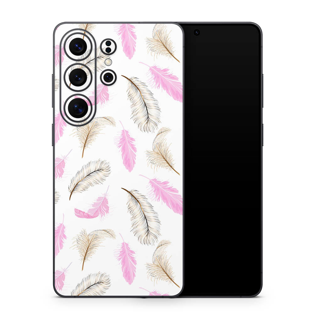 Floating Feathers Galaxy S26 Skin