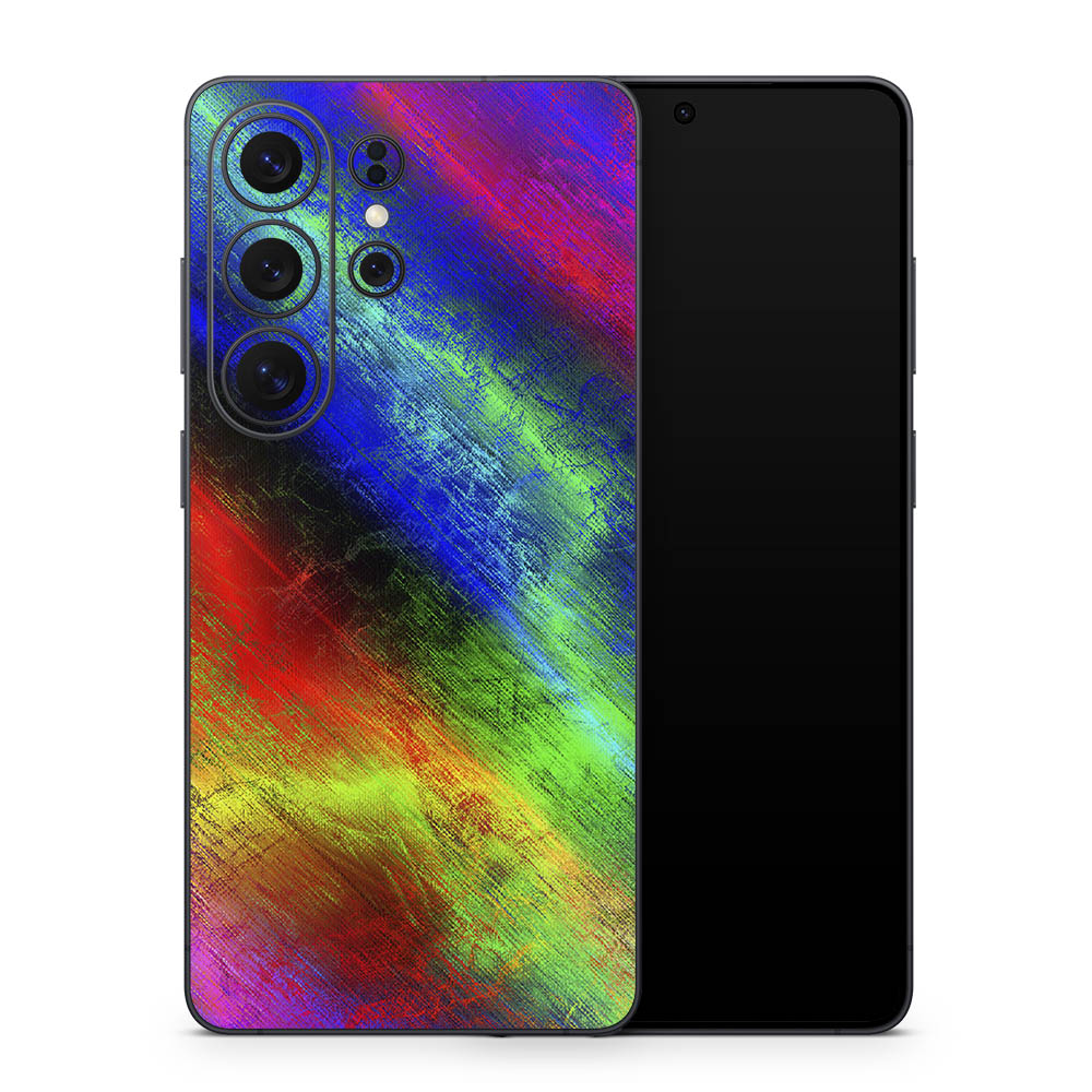 Grunge Rainbow Galaxy S26 Skin