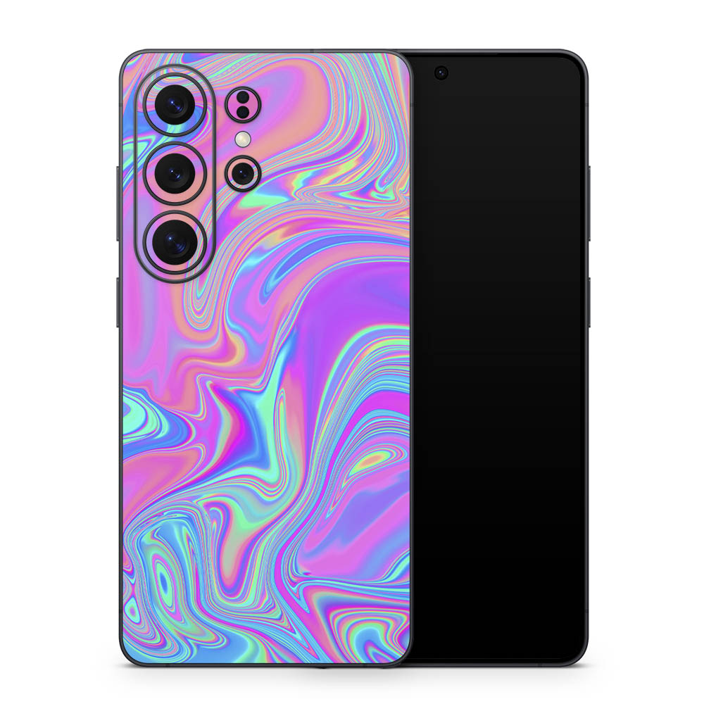 Holo Swirl Galaxy S26 Skin