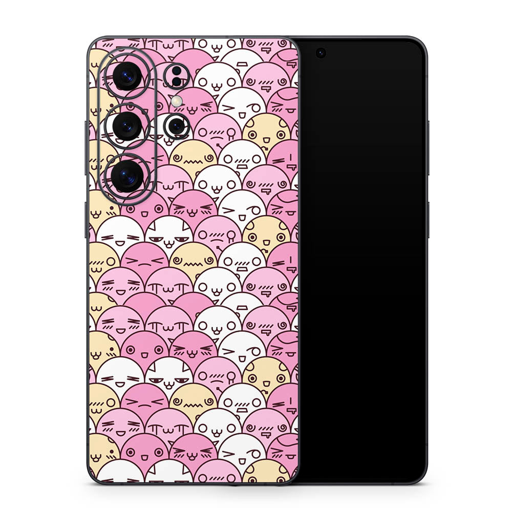 Kawaii Crowd Galaxy S26 Skin