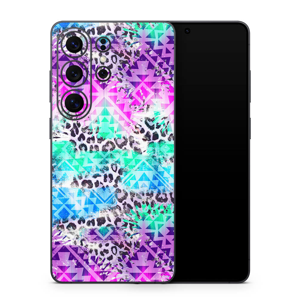 Leopard Geo Galaxy S26 Skin