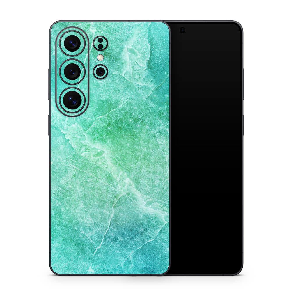 Aqua Marble Galaxy S26 Skin
