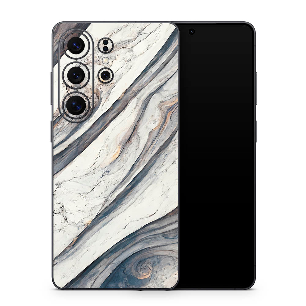 Baltic Marble Swirl Galaxy S26 Skin