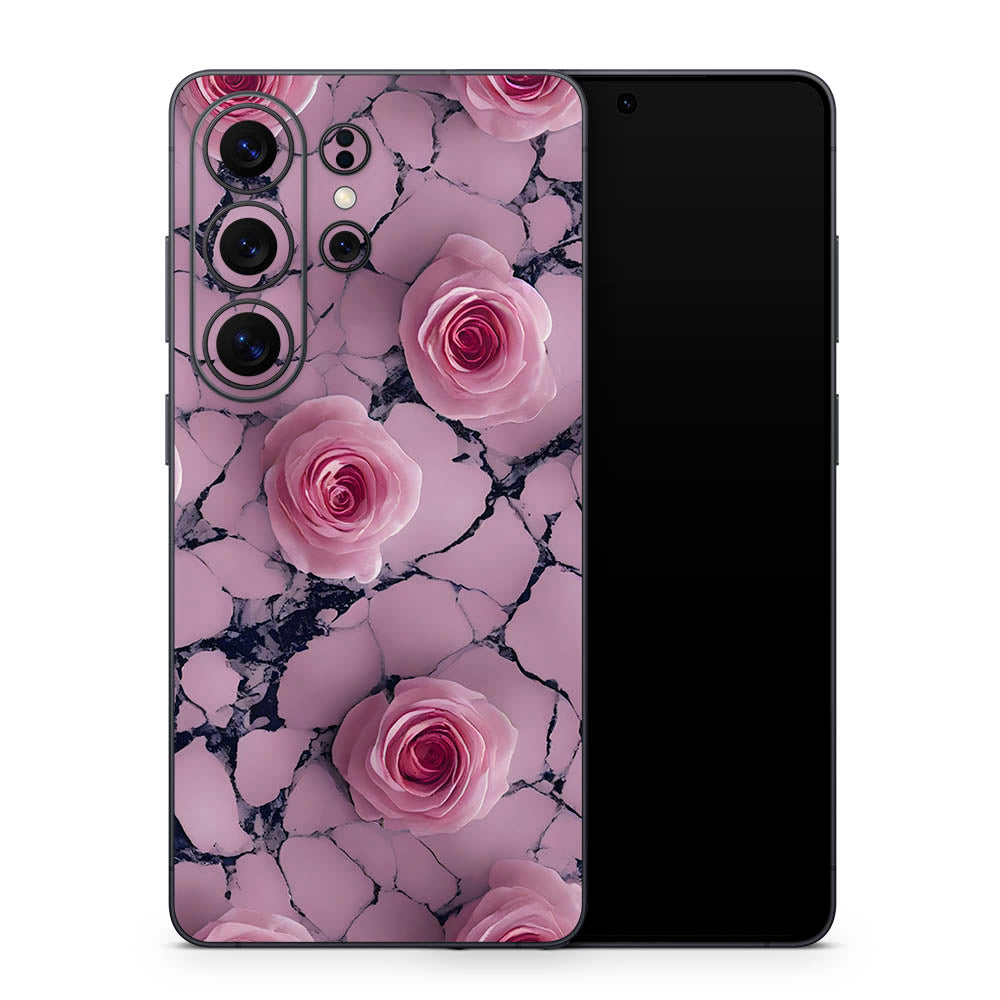 Rosy Marble Galaxy S26 Skin