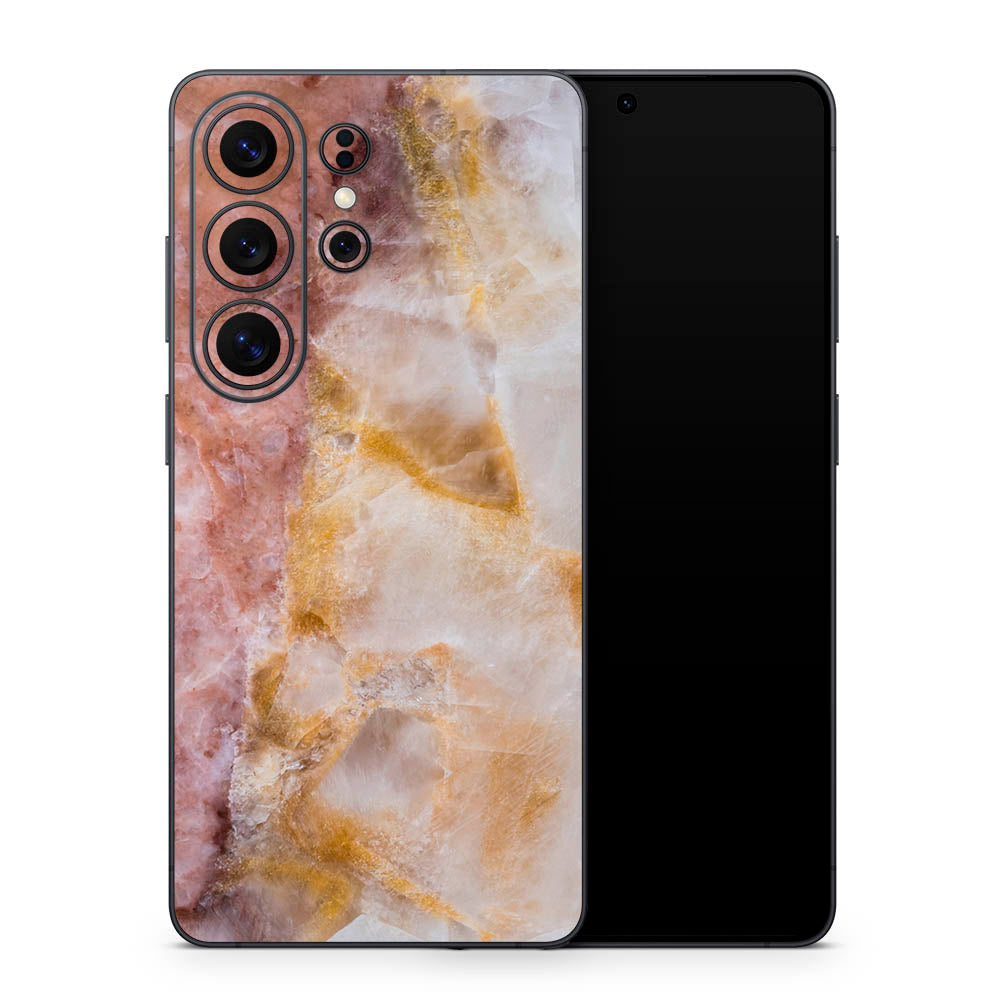 Sunset Marble Galaxy S26 Skin